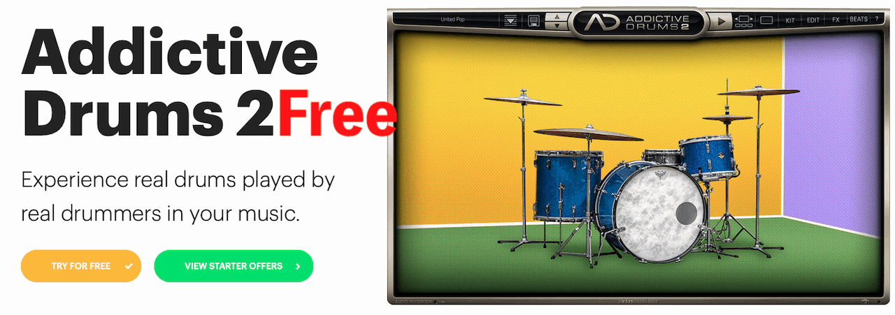 Addictive Drums Free Demo の使い方を解説 96bit Music