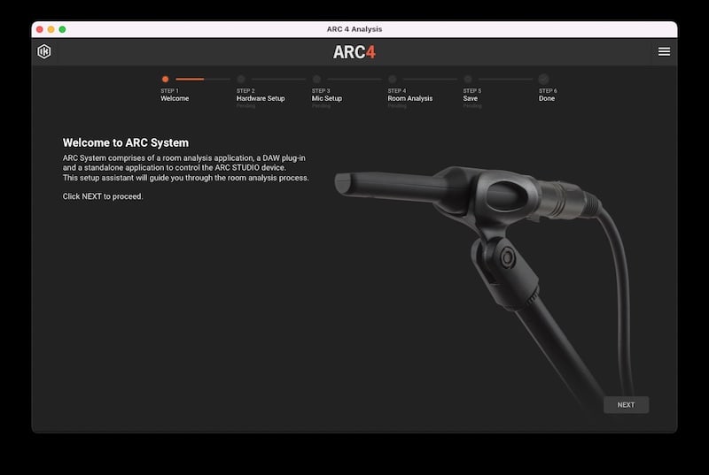 ARC Analysisの起動画像